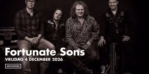 Fortunate Sons – Creedence Clearwater Revival Live in Grenswerk — muziek in Venlo